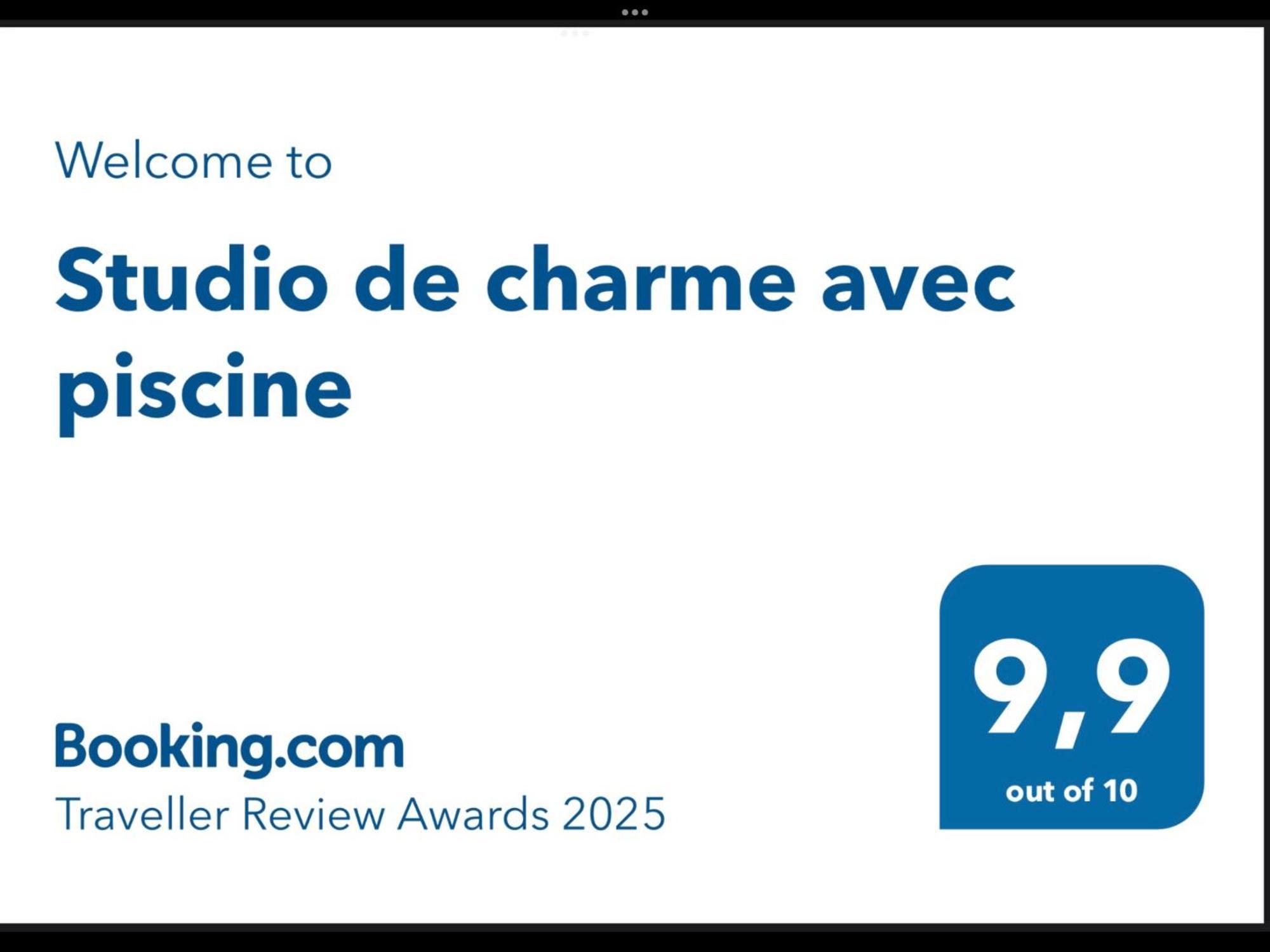 Studio De Charme Avec Piscine 方丹·德·沃克吕兹 外观 照片